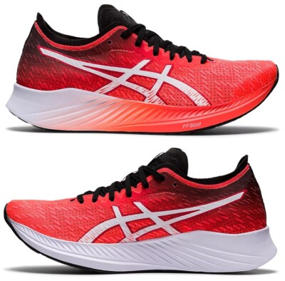 ASICS SPEEDシングレット asics Wmns Magic Speed Run Walk Gym Athletic Trainer, Red/White