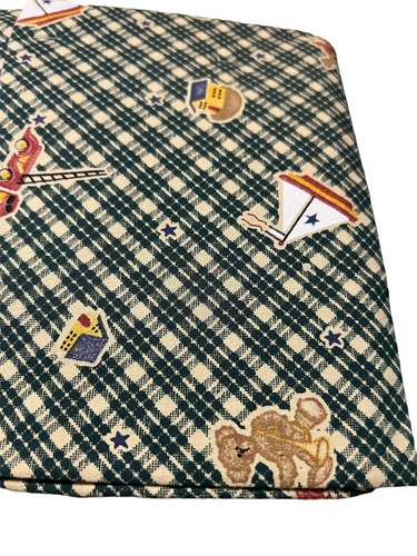 Vintage Daisy Kingdom Craft Cuts Fabric Tossed Toys 45" x 30" NEW - Picture 6 of 6