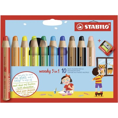 Multi-talented pencil STABILO  woody 3 in 1 walletMultitalent-Stift STABILO  woo