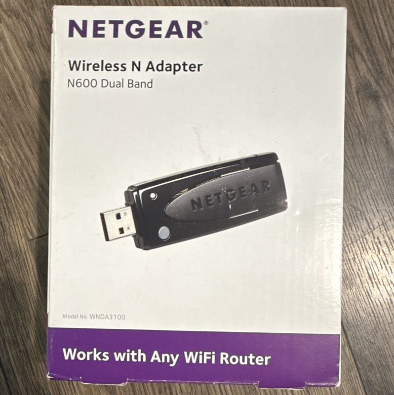 NETGEAR WNDA3100 N600 Dual-Band 600 Mbps USB 2.0 802.11n Adapter