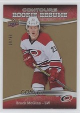 2015-16 Upper Deck Contours Rookie Resume Gold Rainbow 39/99 Brock McGinn 1k9