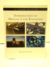 Introduction to Matlab 6 for Engineers