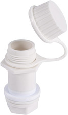 Cooler Drain Plug Kit for Igloo, Threaded Drain Plug with Plastic Tethered Cap f