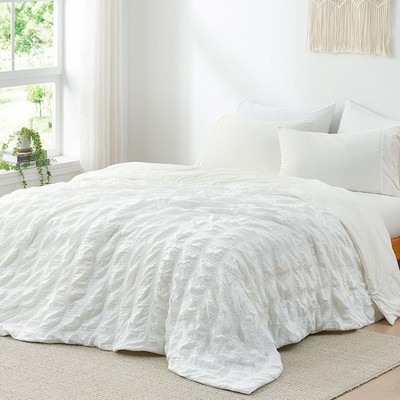 Cooling Comforter Seersucker Plaid King Size, Q-Max 0.45 Lightweight Cooling ...