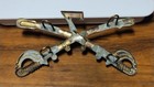 Indian Wars General Custer Era c.1872-7th Cavalry Crossed Sabers Kepi Insignia — photo 2