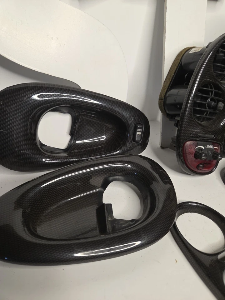 2004 2005 Pontiac Bonneville GXP Complete Carbon Fiber Interior Trim / OEM Vents - Imagem 3 de 4
