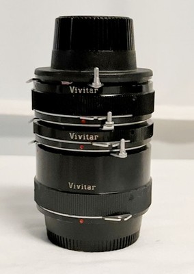 Vivitar  Close Up Lens Kit 36MM Model AET-3 / 12MM / 20MM ~ Estate Sale!