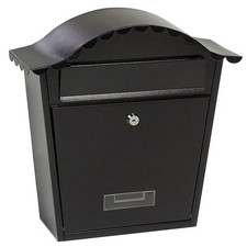 Traditional Post Letter Mail Box - Steel Construction with 2 Keys
