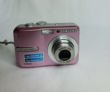 Samsung Digimax S860 8.1MP Digital Camera Pink Tested