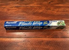 Reynolds Extra Wide Plastic Wrap Clear Vintag...