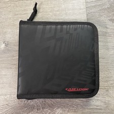 Case Logic CD/DVD/Blu-ray/Game Case Wallet 24 Discs Black Zippered Small