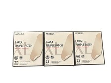 AUSLKA Large Blemish Patches - 22 Strips Hydrocolloid Patches- L  3 PK 