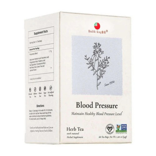 Blood Pressure Tea 20 Bags  by Health King - Afbeelding 1 van 2