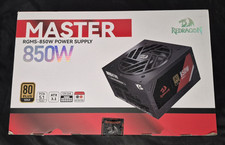 REDRAGON RGMS- 850W 80 Plus Gold Power Supply RED PSU850 NBBK Open Box