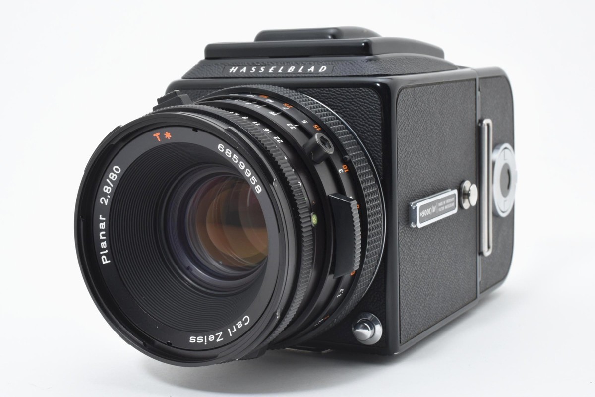 MINT】 Hasselblad 500C/M BLACK camera w/ 80mm F/2.8 CF T* lens A12