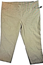 Terra  Sky Plus Straight thru Hip Brownstone Dress Pant sz 4X avg 28W-30W NWT