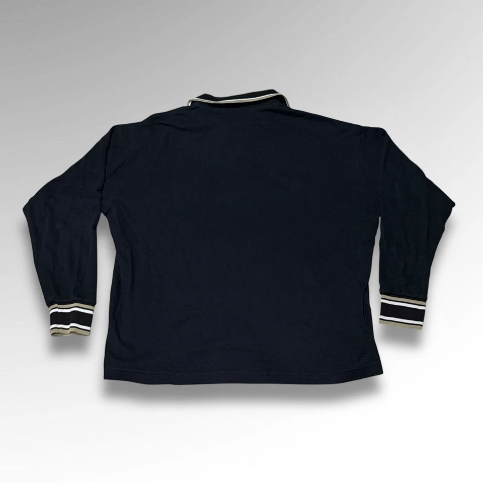 Vintage 90s BC Ethic Longsleeve Polo - Image 4 of 4