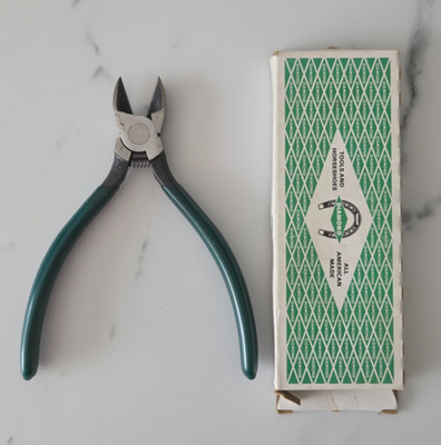 Vtg NOS Diamalloy Diamond 6'' diagonal cutters S56RGP with box