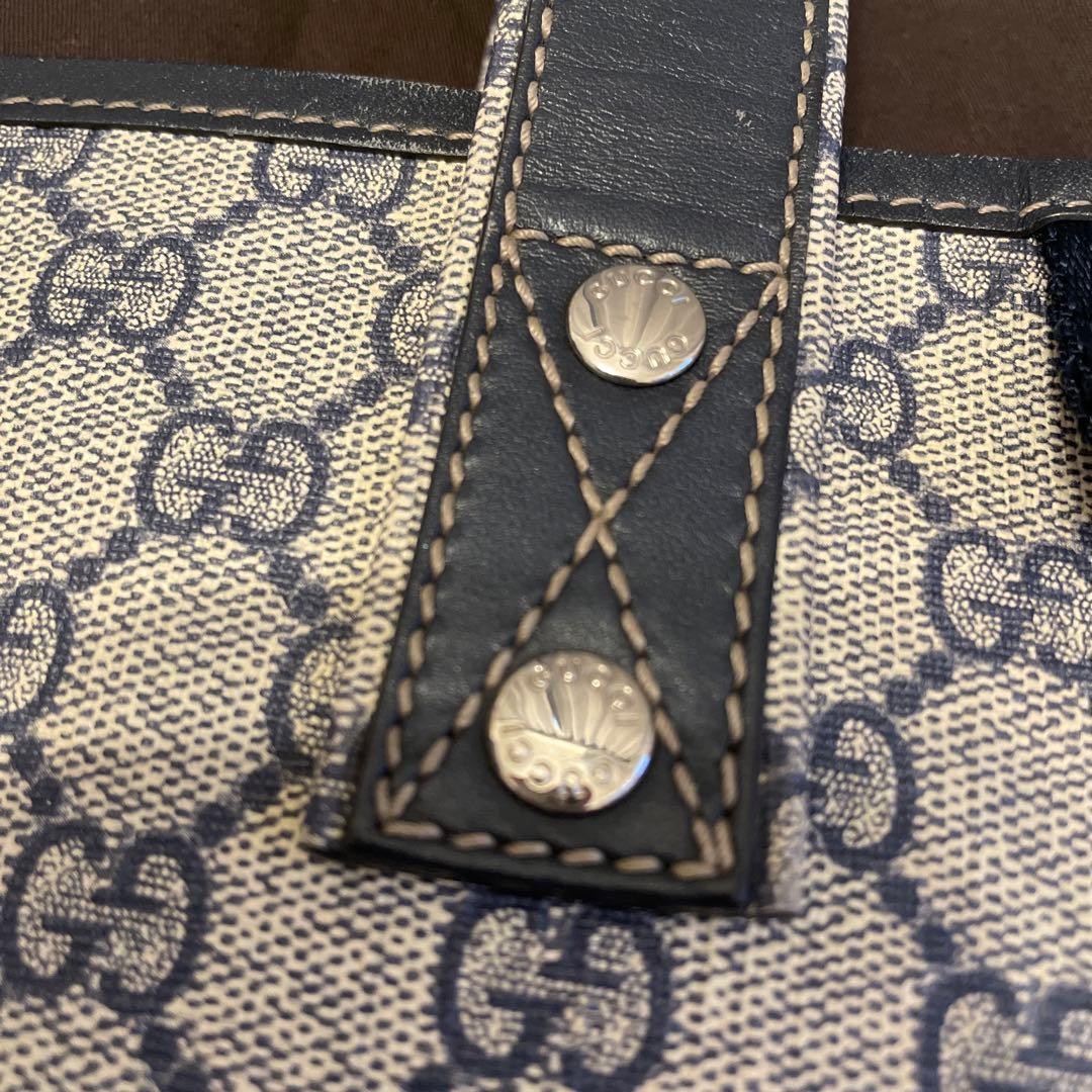 GUCCI GG Supreme Tote Bag Gray Unisex A4 Storage Italy Authentic thumbnail 20