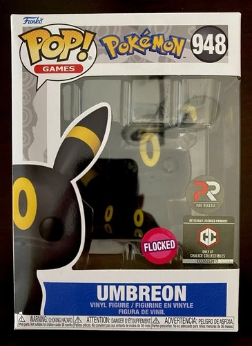 Funko Pop! Pokemon 948 Umbreon Flocked Chalice Exclusive [Pre Release] w/Soft Pr
