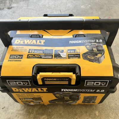 DEWALT ToughSystem 2.0 DWST08050 Tool Box Stackable Lockable USB IP55 Large