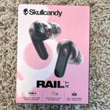 Skullcandy Rail XT True Wireless Bluetooth Earbuds Sweat  Water Resistant