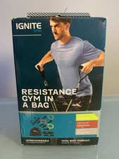 IGNITE BY SPRI RESISTANCE GYM IN A BAG: MEDIUM RUBBER BANDS - MULTICOLOR NIB