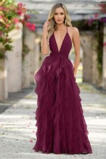 Alances Maxi Dress - Mulberry Tulle - FINAL SALE