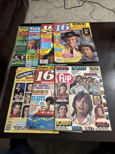 Lot Of 7 Teen Magazines Vintage 80’s 70’s All Missing Some Pages Sold As Is