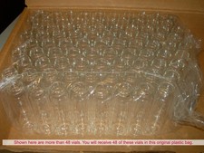 KIMBLE  60940D-4 Borosilicate Glass Vials, 16 mL, with Screw Caps, pack of 48