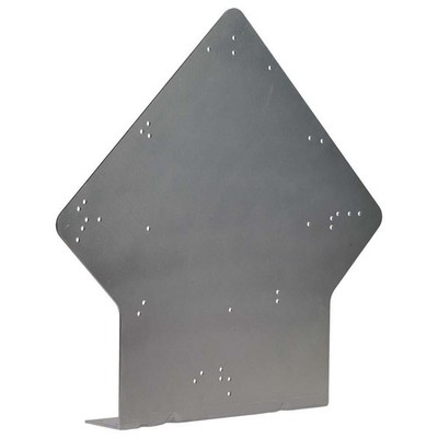 Aluminum Hazmat Placard Bracket, TopMount Bumper Bracket, 13'' x 23/4'', J. J. ...