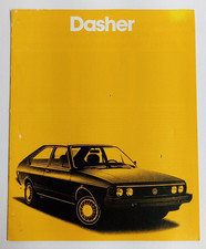 Vintage 1980 Volkswagen Dasher Car Models Sales Catalog Dealer Manual Brochure