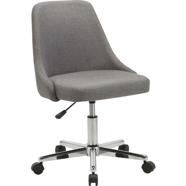 Lorell Resimercial Low-back Task Chair with Arms - Gray