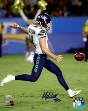 Michael Dickson Autographed Signed 8x10 Photo Seattle Seahawks MCS Holo