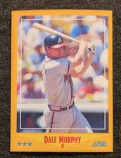 1988 Score (Set Break) #450 Dale Murphy