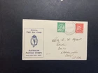Australia 1937 FDC KGVI Coronation Hermes cachet Ship Mail Melbourne Cancel