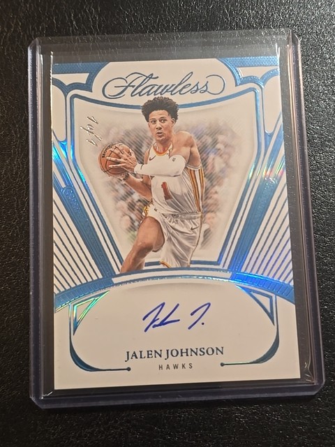 1/1 Jalen Johnson Auto + Lebron James 50k 2024-25 Panini Flawless