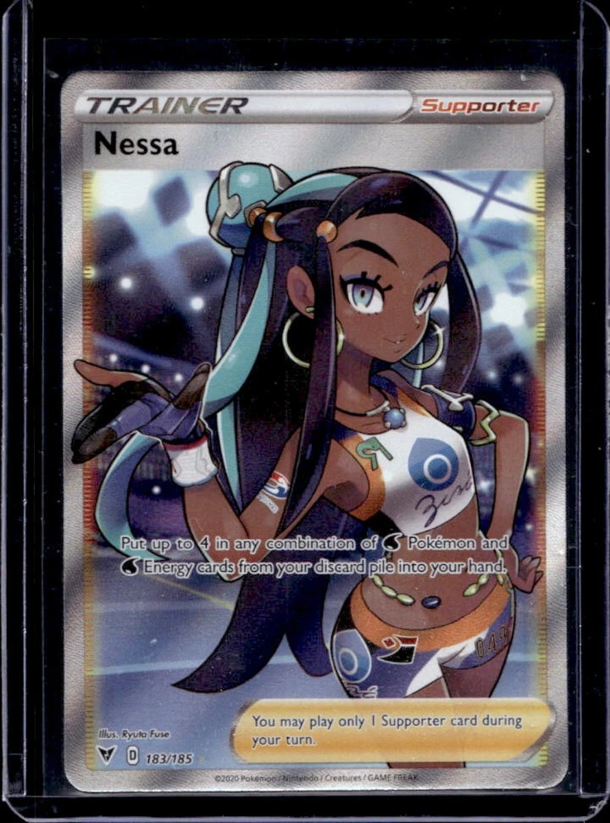 nessa pokemon rare league card Nessa 183/185 Full Art Ultra Rare Pokemon Card (SWSH04 Vivid Voltage) + 1x  TitanCards® Toploader : Amazon.co.uk: Toys & Games
