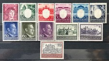 1943 German Stamps occ. of Poland GG  - Lot of 12 different stamps MH* /495