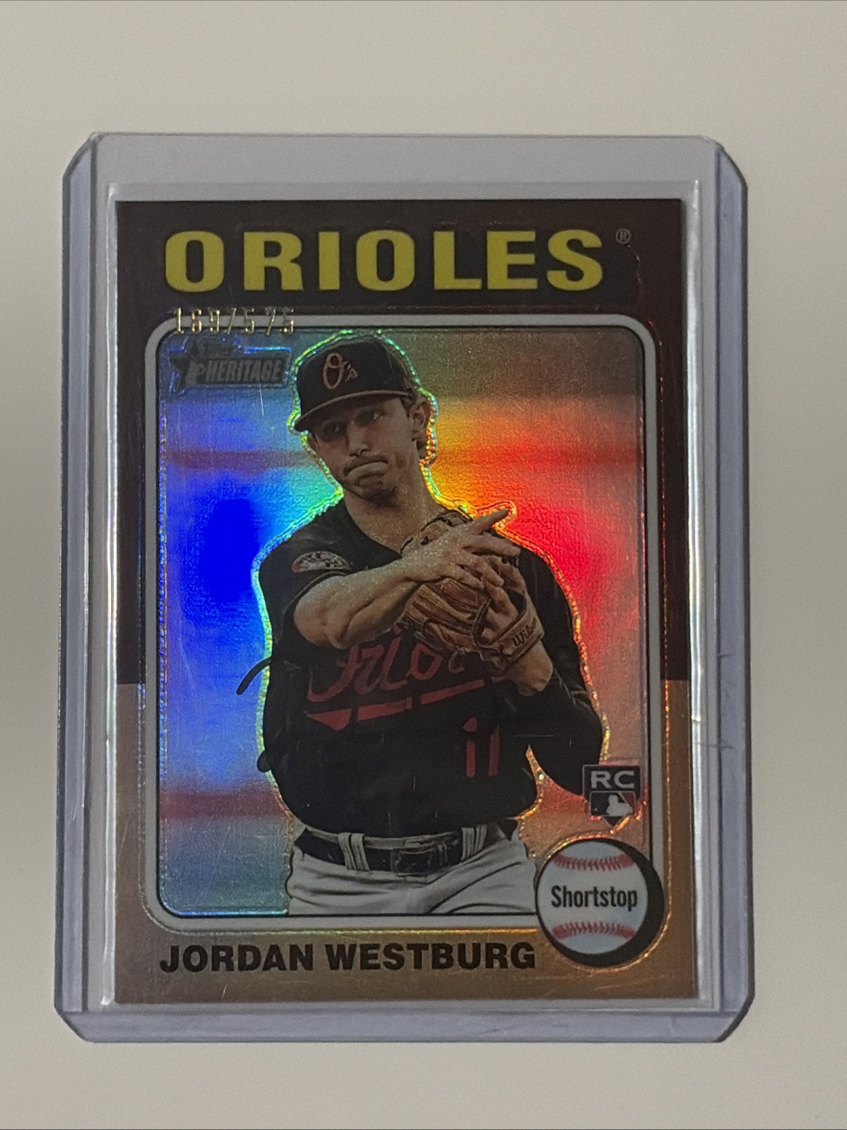 2024 Topps Heritage - Jordan Westburg #229 Chrome Refractor /575 (RC)