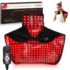 Wearable Red Light Therapy Wrap 3.0 660nm 850nm LED Infrared Heating Pad Neck