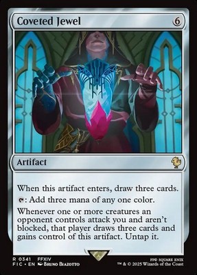 MTG Magic the Gathering Coveted Jewel (341/843) Final Fantasy Commander LP