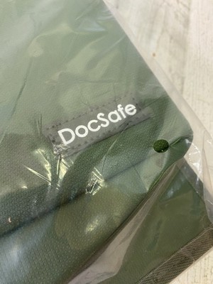 DocSafe Fireproof File Box Document Box with Lock Olive Green NEW in Packaging