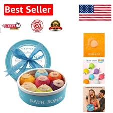 Spa Quality 7-Piece Bath Bomb Set - Luxurious Fizzies for Relaxation at Home