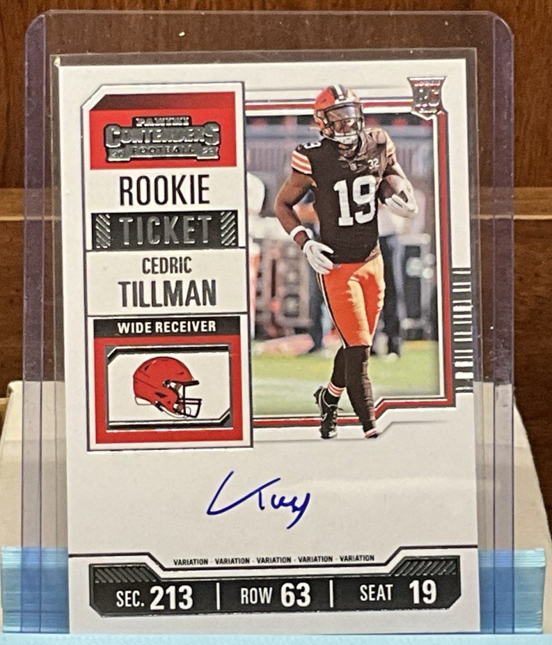 Cedric Tillman - 2023 Contenders Rookie Ticket Auto Variation