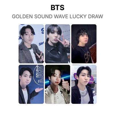 BTS GOLDEN SOUND WAVE LUCKY DRAW Official Photocard KPOP Special