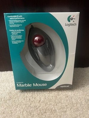 Logitech Trackman Marble Trackball Mouse 904360 - 0403 New Factory Sealed