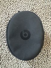 BEATS by Dr. Dre Headphone Soft Carrying Travel Case Pouch All Black 6.5 X 2  