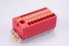 1 Stück  PHOENIX CONTACT PTFIX 6/18X2,5 rd Verteilerblock rot