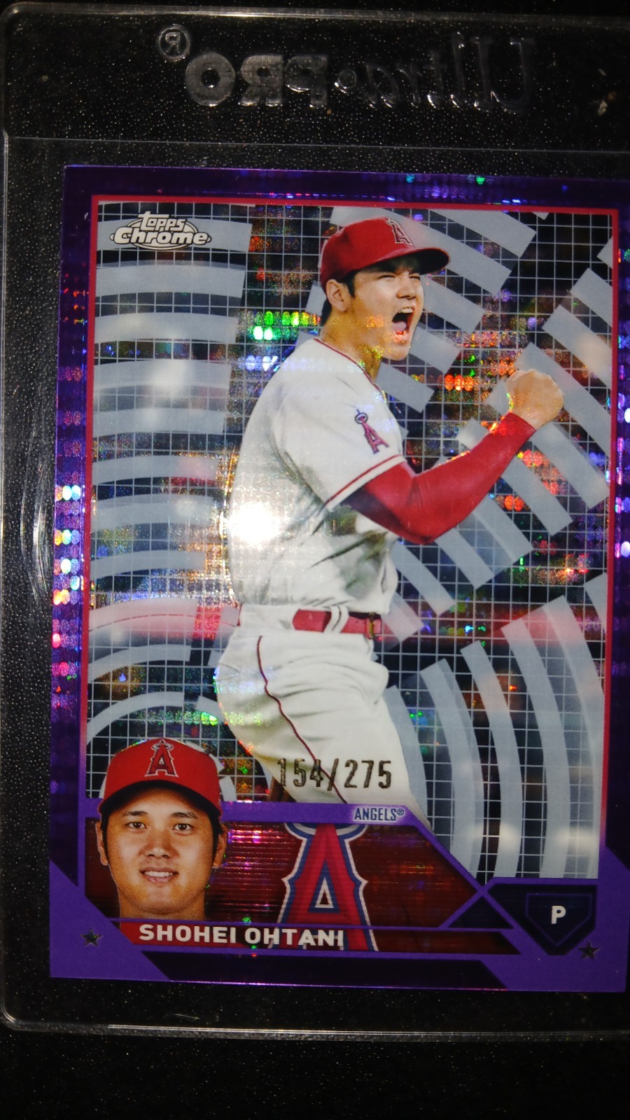 2023 Topps Chrome Logofractor Edition Shohei Ohtani #17 Purple Refractor /250